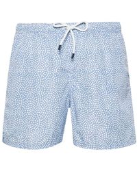 Fedeli - Madeira Graphic-print Swim Shorts - Lyst