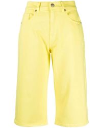 P.A.R.O.S.H. - Long-Length Denim Shorts - Lyst