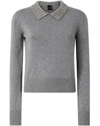 Pinko - Jersey Con Apliques En El Cuello - Lyst