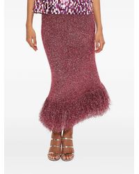 Simon Miller - Brink Tinsel Knit Midi Skirt - Lyst