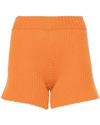 Alanui - Short En Maille À Design Nervuré - Lyst