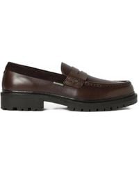 Barbour - Croxton Leather Loafers - Lyst