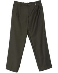 Myths - Pleated-Front Straight-Leg Trousers - Lyst