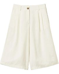 Twinset - Pleated Bermuda Shorts - Lyst