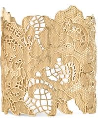 Jimmy Choo - Lace Cut-Out Cuff Bracelet - Lyst