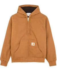Carhartt - Hooded Zip-Up Jacket With Kangaroo Pocket - Lyst