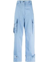 MSGM - High Waist Broek - Lyst