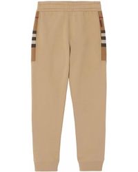 Burberry - Cotton Sweatpants - Lyst