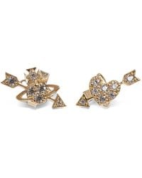Vivienne Westwood - Orb Heart Arrow Earrings - Lyst