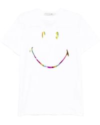 Joshua Sanders - Smiley-Print T-Shirt - Lyst