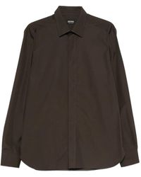 ZEGNA - Classic-Collar Shirt - Lyst