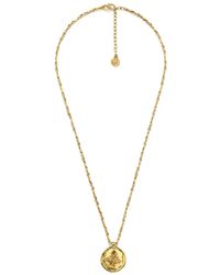 Goossens - Talisman Taurus Medal Necklace - Lyst