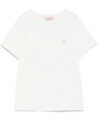 Twinset - Logo-Plaque T-Shirt - Lyst