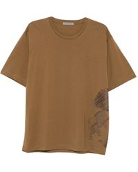 Corneliani - Tree-Embroidered T-Shirt - Lyst