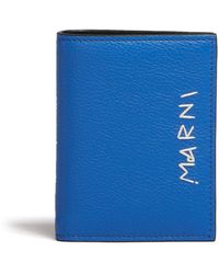 Marni - Logo-embroidered Bi-fold Wallet - Lyst