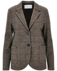 Harris Wharf London - Check-Houndstooth Blazer - Lyst