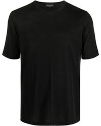 Roberto Collina - T-shirt Met Ronde Hals - Lyst
