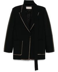 Elie Saab - Stud-Embellished Blazer - Lyst