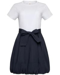 Cinq À Sept - Taylon Bow Mini Dress - Lyst