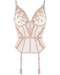 Aubade - Cosmic Romance Embroidered Corset - Lyst