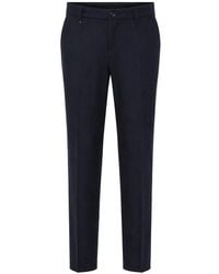 BOSS - Pressed-Crease Tailored Trousers - Lyst