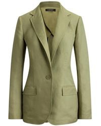 Ralph Lauren - Single-Button Twill Blazer - Lyst