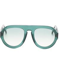 Andy Wolf - Round-Frame Sunglasses - Lyst