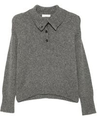 Roberto Collina - Pull À Col Boutonné - Lyst