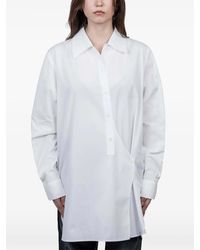 Our Legacy - Asymmetric Wave Shirt - Lyst
