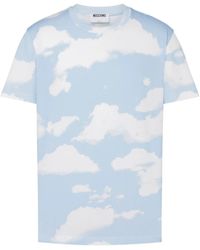 Moschino - Cloud-Print T-Shirt - Lyst