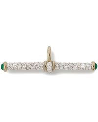 Lucy Delius Jewellery - 14K T-Bar Diamond Pendant Charm - Lyst