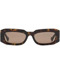 Gucci - Rectangle-Frame Sunglasses - Lyst