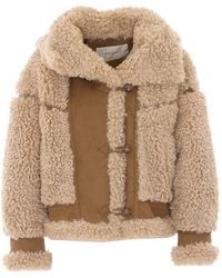 Vegancode - Faux-Fur Panelled Jacket - Lyst