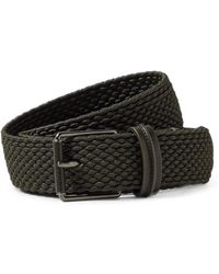 ZEGNA - Woven-Design Buckle-Fastening Belt - Lyst
