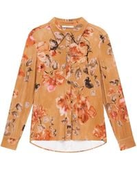 Maliparmi - Frosted Blossom Floral-Print Shirt - Lyst