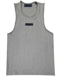 Fear Of God - Logo-Appliqué Cotton Tank Top - Lyst