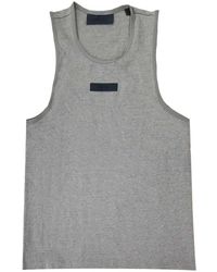 Fear Of God - Logo-Appliqué Cotton Tank Top - Lyst