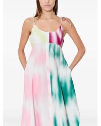 Rosie Assoulin - High Garden Tie-Dye Buttoned Dress - Lyst