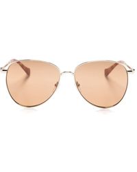 Gucci - Pilot-frame Metal Sunglasses - Lyst