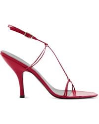 Jude - Mixer Strappy Leather Heeled Sandals - Lyst