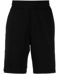 Emporio Armani - Logo-embroidered Track Shorts - Lyst