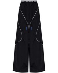 Off-White c/o Virgil Abloh - Contrast-Piping Wide-Leg Trousers - Lyst