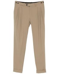 Rrd - Pleated Turn-Up Trousers - Lyst