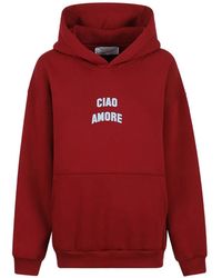 Giada Benincasa - Ciao Amore Logo-Print Hoodie - Lyst