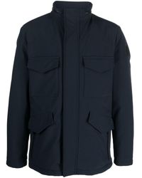 Woolrich - Logo-patch Padded Jacket - Lyst