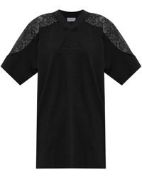 Off-White c/o Virgil Abloh - Lace-Panel T-Shirt - Lyst