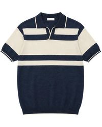 Heritage - Striped Short-Sleeve Polo Shirt - Lyst