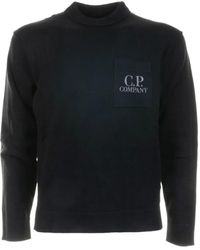 C.P. Company - Pullover Mit Aufgesetzter Tasche - Lyst