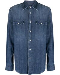 Boglioli - Denim Button-Down Shirt - Lyst