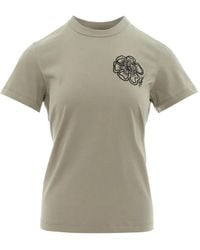 3.1 Phillip Lim - Floral-Embroidery T-Shirt - Lyst